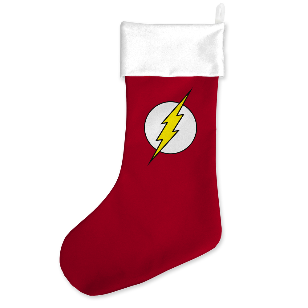 The Flash Comic Logo Christmas Stocking Image 1