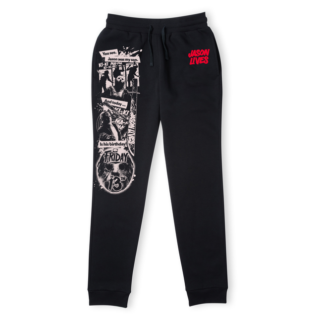 Friday the 13th Jason Lives Men's Joggers - Black