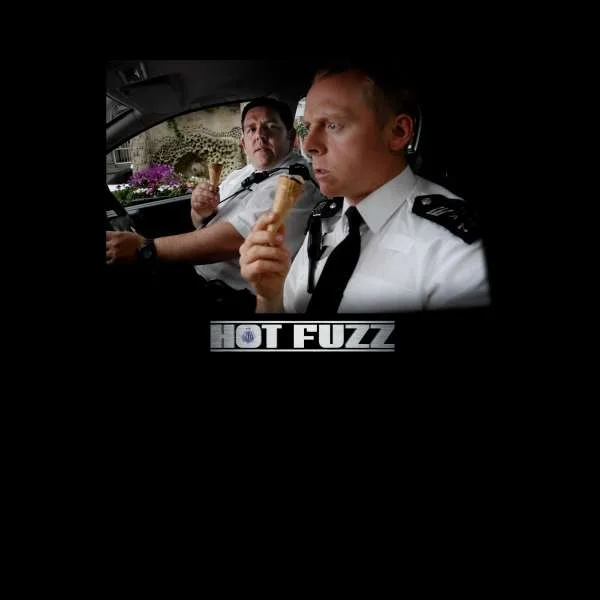 Hot Fuzz Ice Cream Scene Hoodie - Black