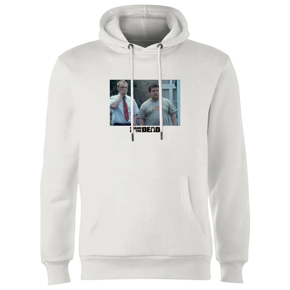 Shaun of the Dead I Think We Should Go Back Inside Hoodie - White - S Image 1