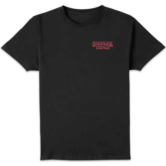 Stranger Things x Alex Hovey Logo Four Seasons Men's T-Shirt - Black