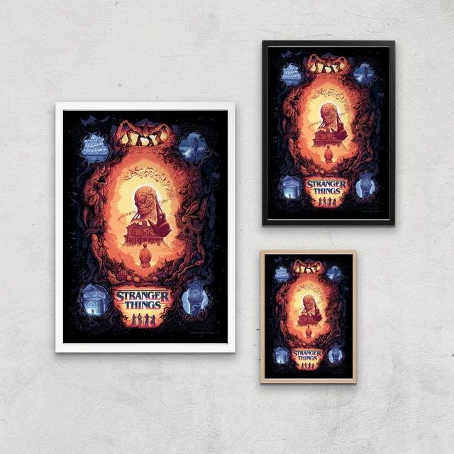 Stranger Things x Alex Hovey Vecna Illustration Giclee Art Print