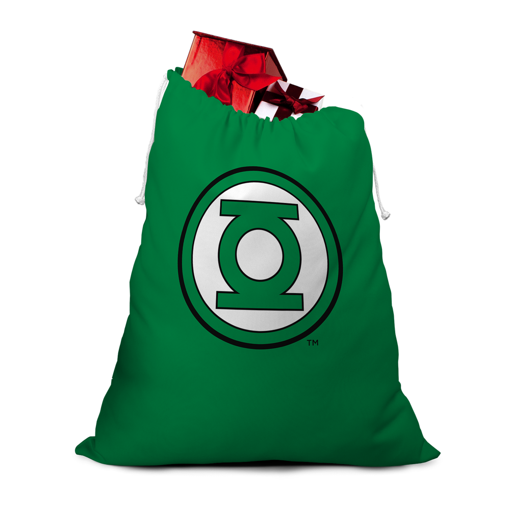 Green Lantern Logo Christmas Santa Sack Image 1