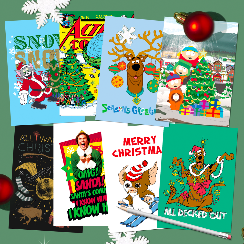 Mixed Christmas Greeting Cards 8-Pack Option 4 Image 1