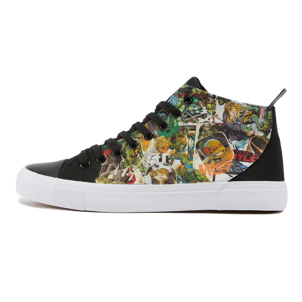 Akedo x TMNT Comics High Top - Black - UK 3 / EU 35.5 / US Men's 3.5 / Women's 5 Image 1