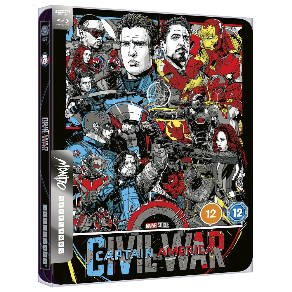 Marvel Studios Captain America: Civil War – Mondo #57 Zavvi Exclusive 4K Ultra HD Steelbook (includes Blu-ray) Image 1
