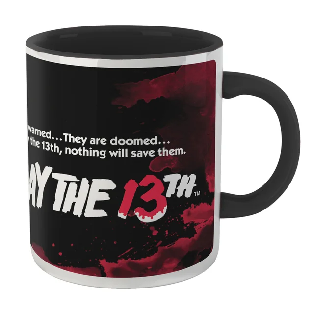 Friday the 13th Classic Poster Mug - Black