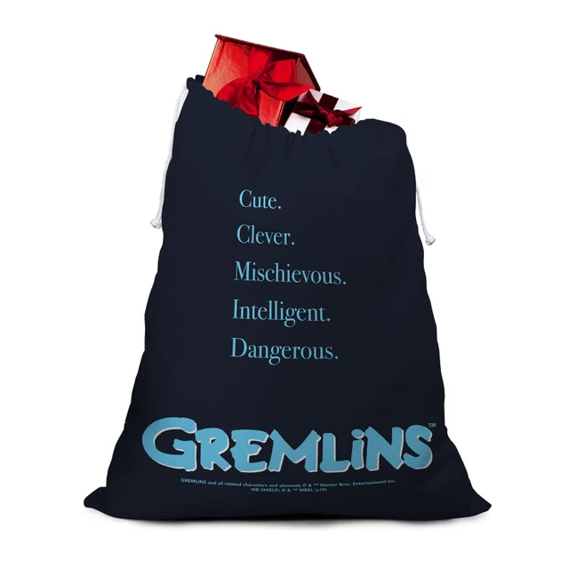 Gremlins Movie Poster Christmas Santa Sack