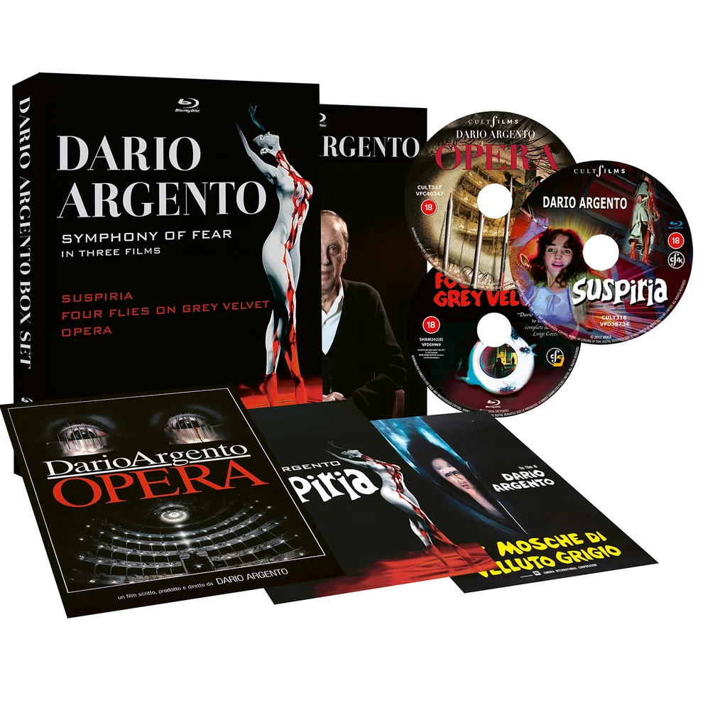 Dario Argento Box Set (Suspiria, Opera, Four Flies on Grey Velvet) Image 1