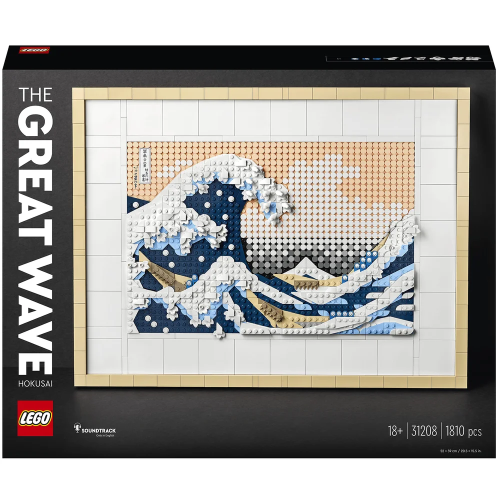 LEGO ART Hokusai – The Great Wave Wall Art Adults Set (31208) Image 1