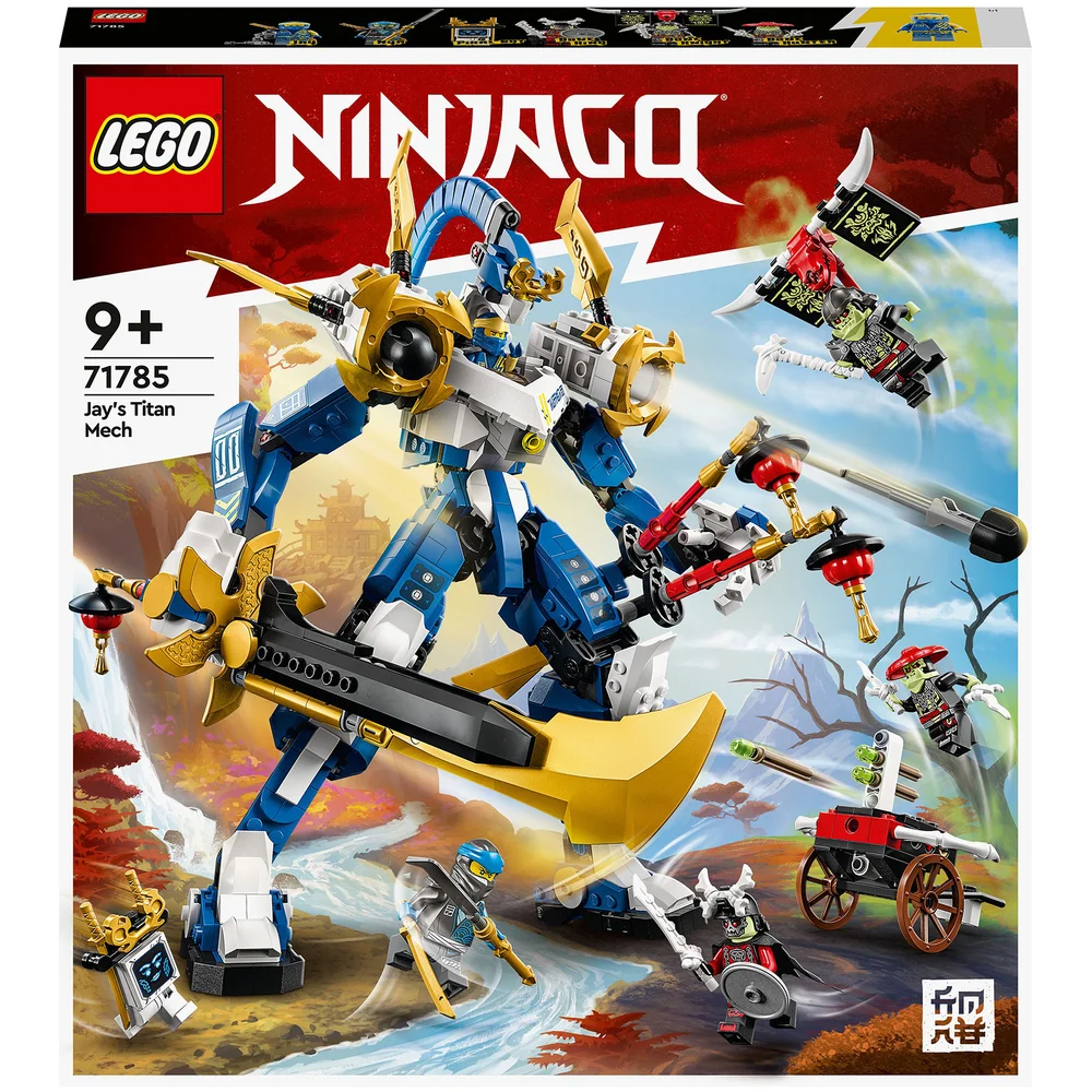 LEGO NINJAGO: Jay’s Titan Mech Action Figure Battle Toy (71785) Image 1