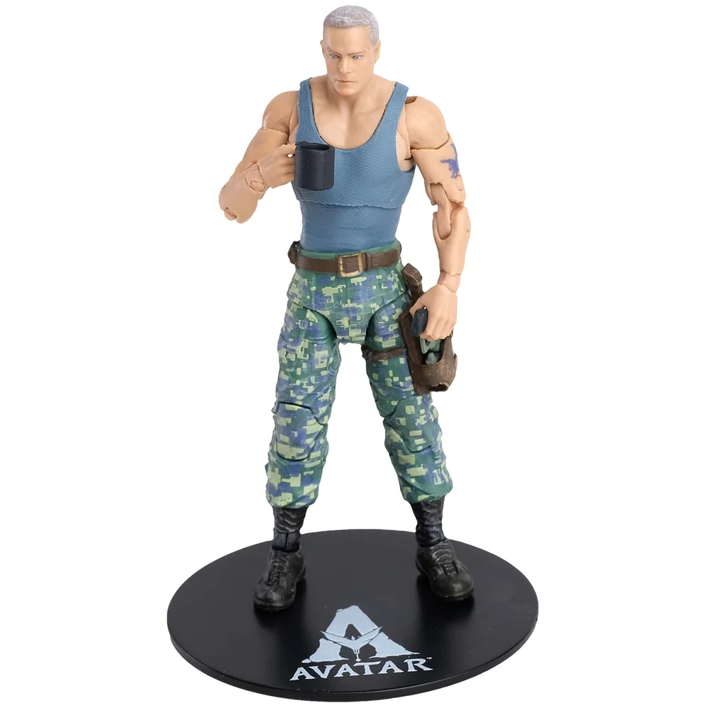 McFarlane Disney Avatar World of Pandora Colonel Miles Quaritch Action Figure Image 1