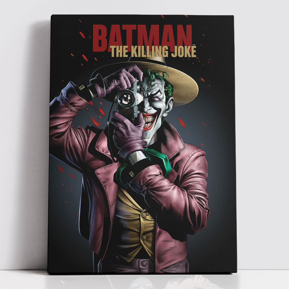 Decorsome x Batman The Killing Joke Rectangular Canvas - 12x18 inch Image 1