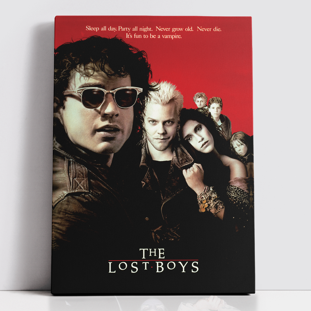 Decorsome x The Lost Boys Classic Poster Rectangular Canvas - 12x18 inch Image 1