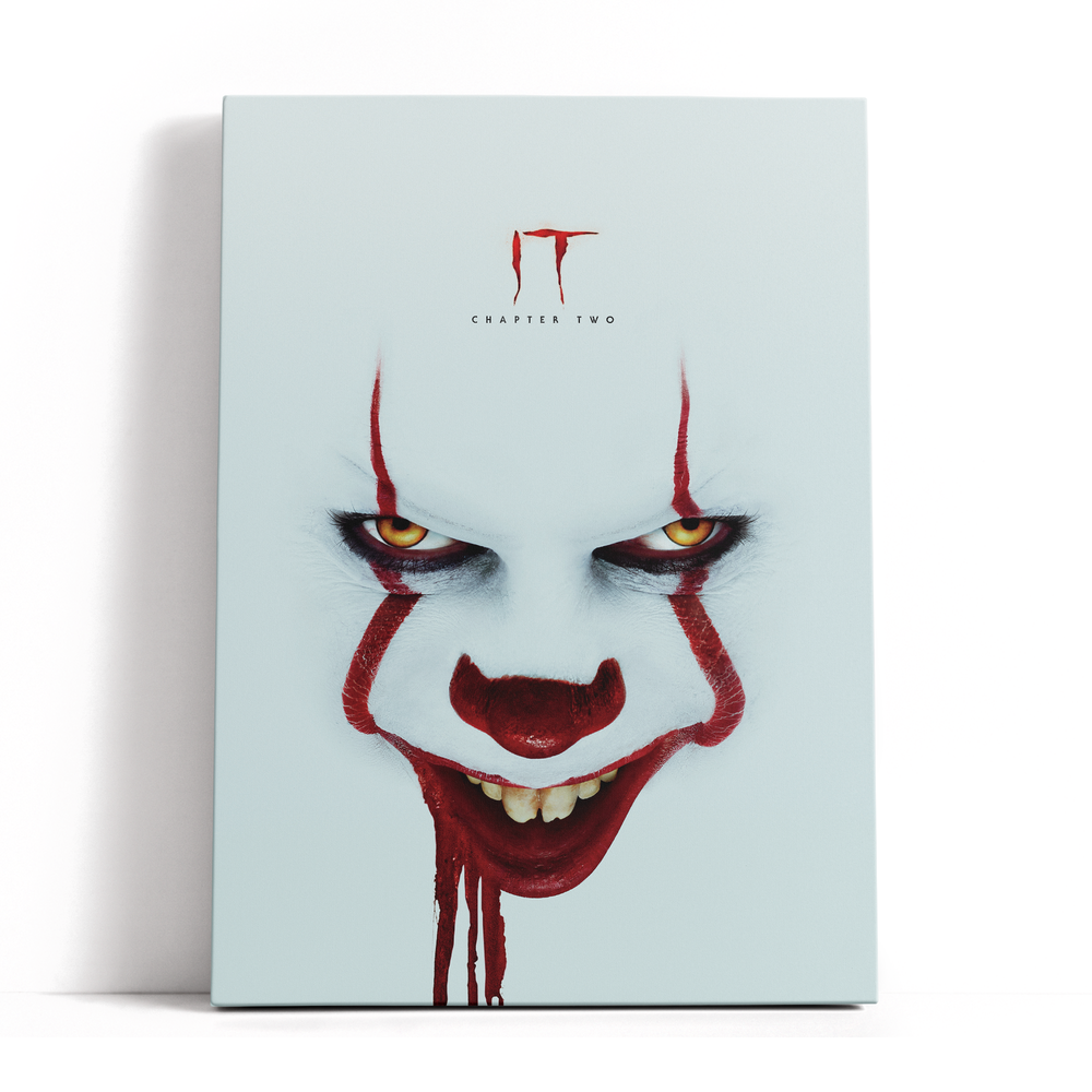 Decorsome x IT Chapter 2 Pennywise Face Rectangular Canvas - 12x18 inch Image 1