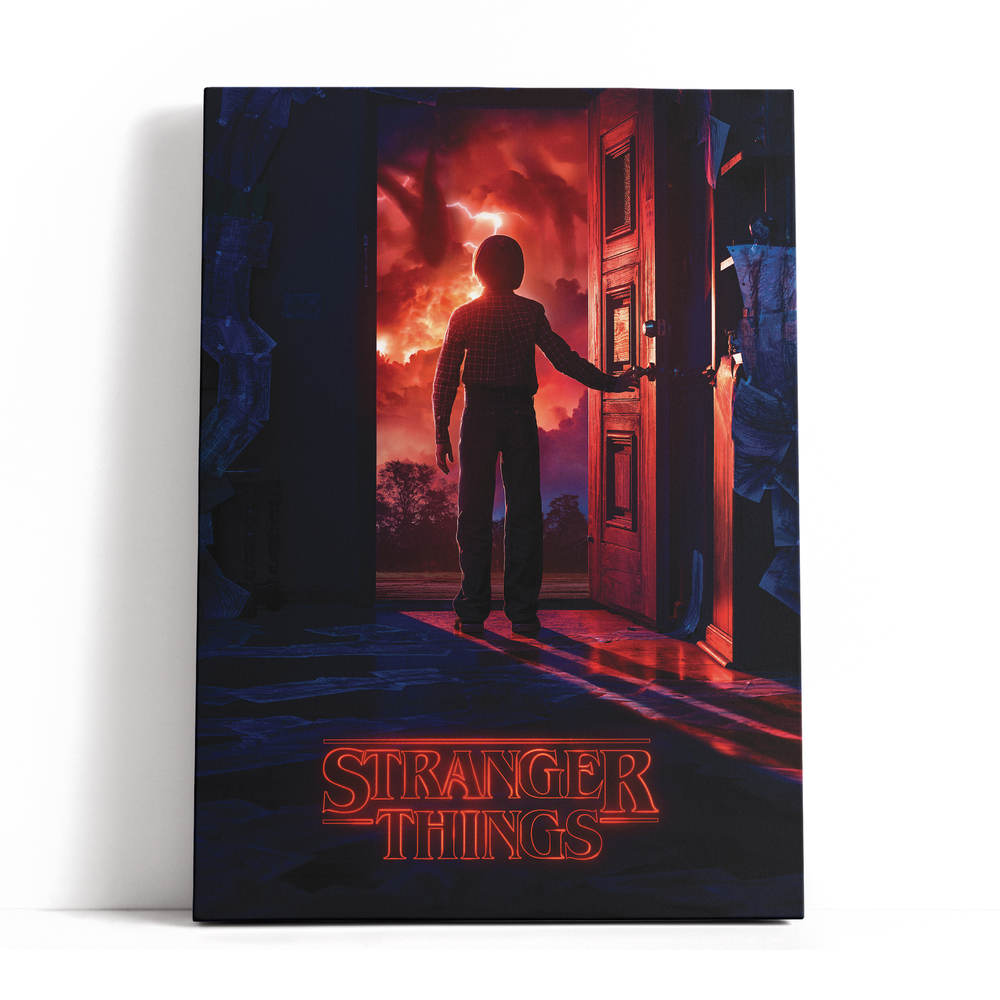 Decorsome x Stranger Things Poster Rectangular Canvas - 12x18 inch Image 1