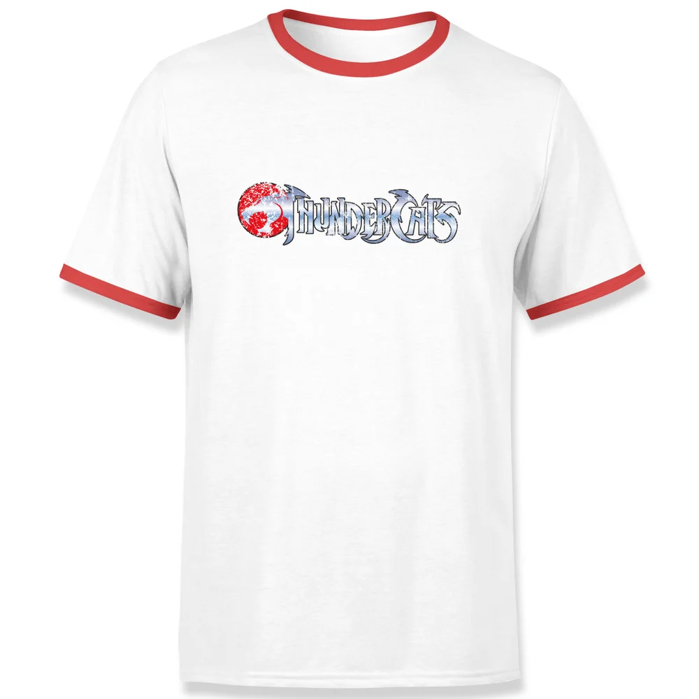 Thundercats Logo Ringer T-Shirt - White/Red - S - White/Red Image 1