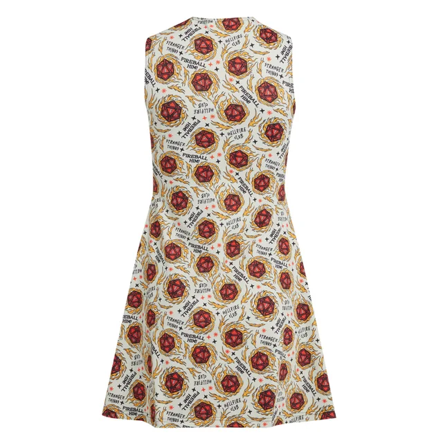 Supasuta x Stranger Things Fireball Him Skater Dress