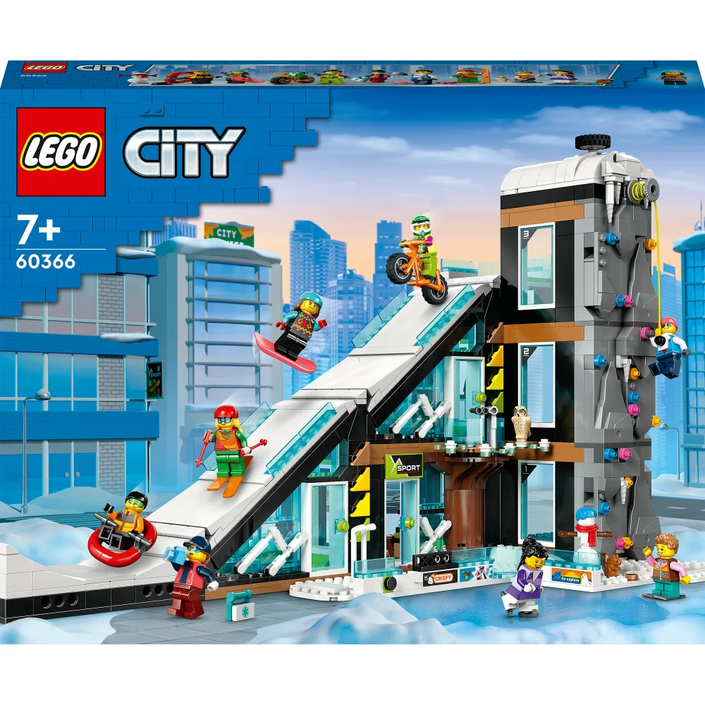 LEGO City: Ski and Climbing Centre Toy Winter Sport Set (60366) Image 1