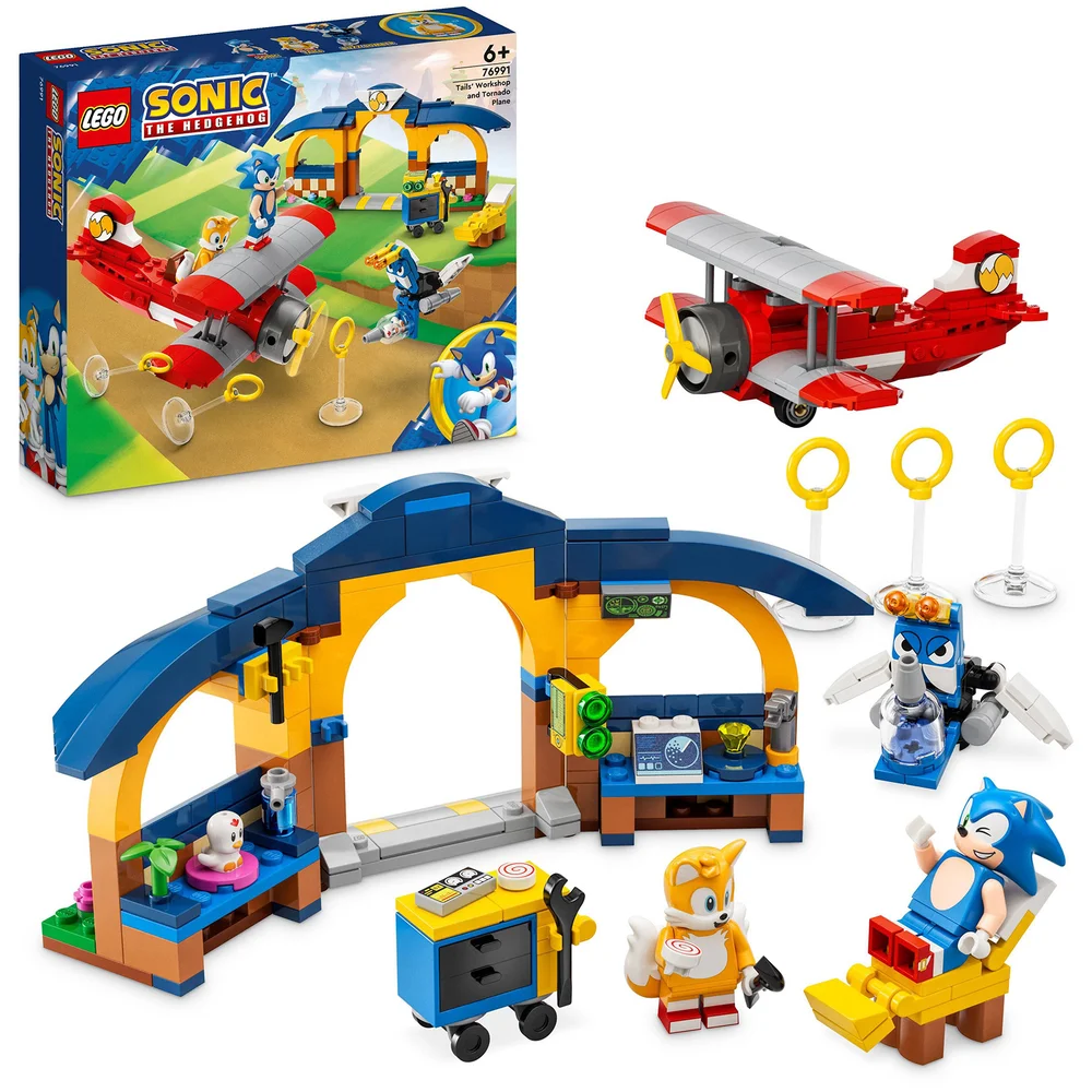 LEGO Sonic the Hedgehog Tails' Workshop and Tornado Plane 76991 Image 1