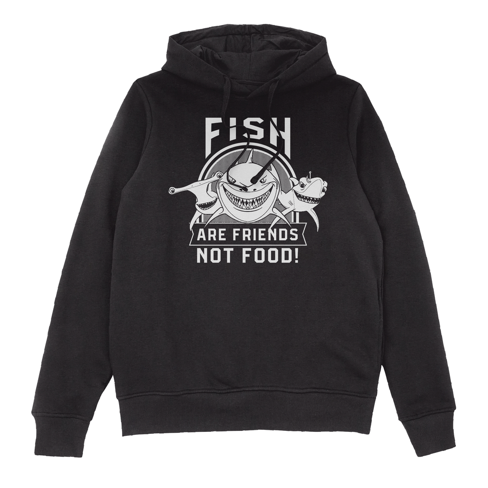 Finding Nemo Fish Are Friends Not Food Kids' Hoodie - Black - 3-4 Years - Black Image 1