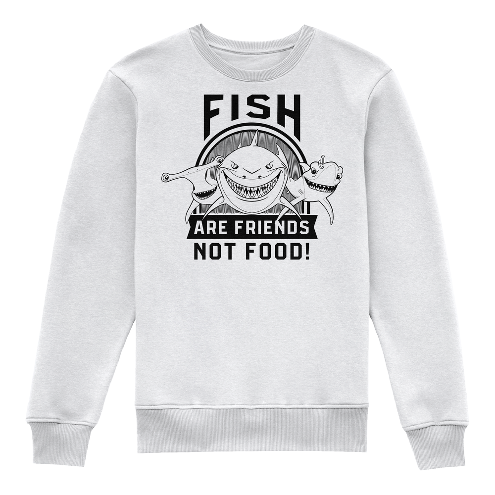 Finding Nemo Fish Are Friends Kids' Sweatshirt - White - 3-4 Years - White Image 1