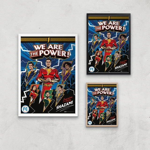 Shazam! Fury of the Gods We Are The Power! Giclee Art Print