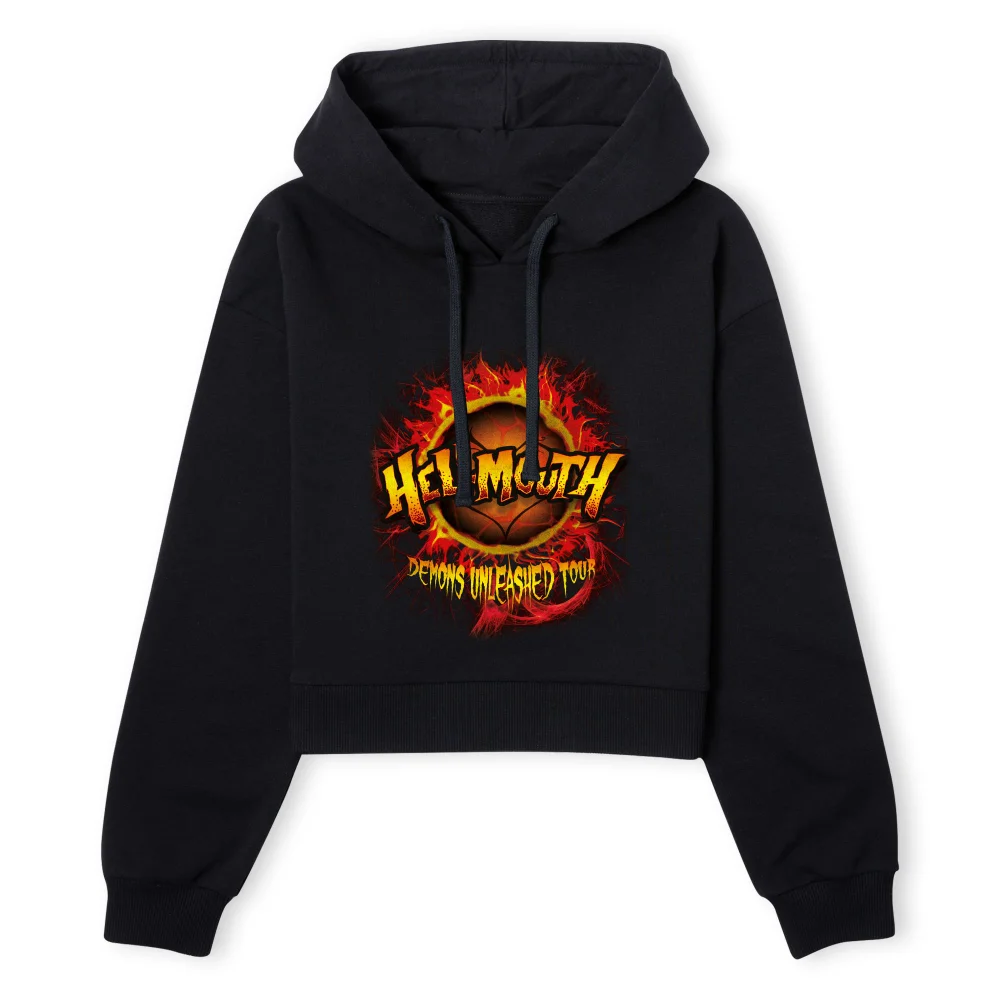 Buffy The Vampire Slayer Hellmouth Tour Women's Cropped Hoodie - Black - XS - Black Image 1