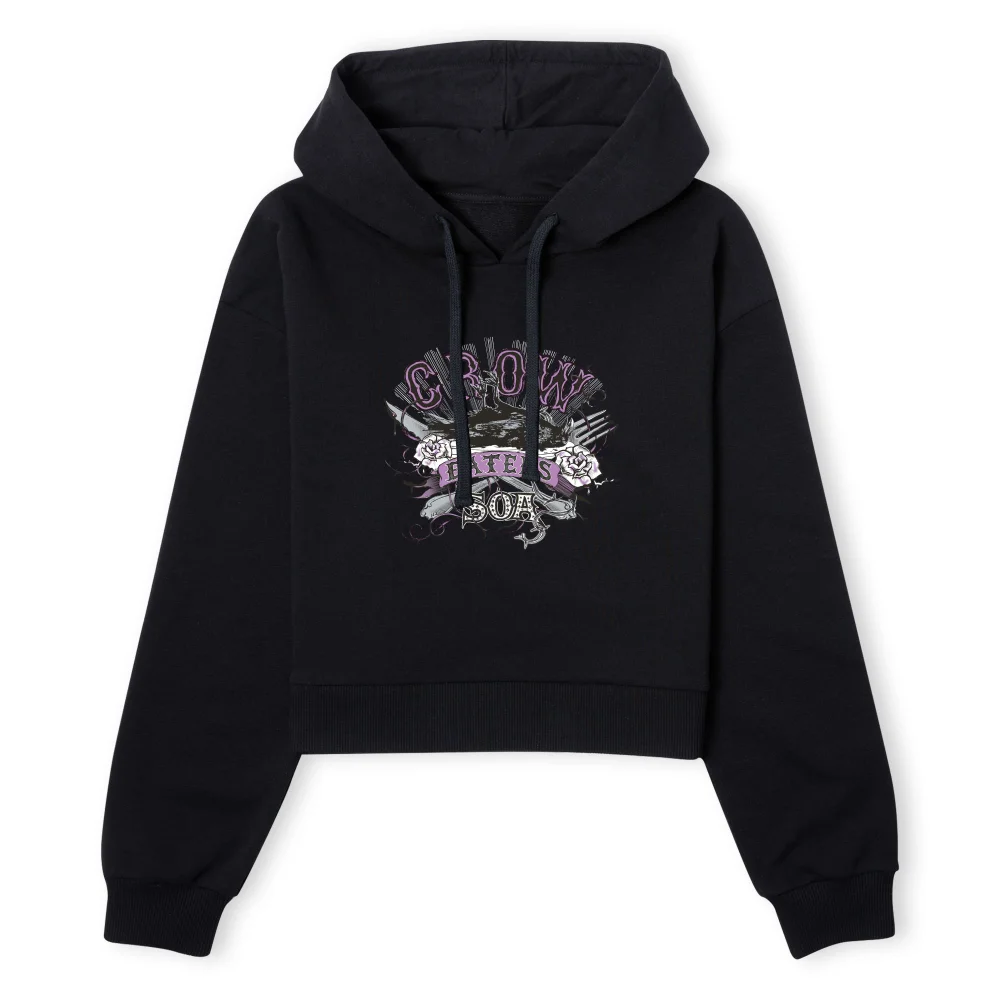 Sons of Anarchy Crow Eaters Women's Cropped Hoodie - Black - XS - Black Image 1