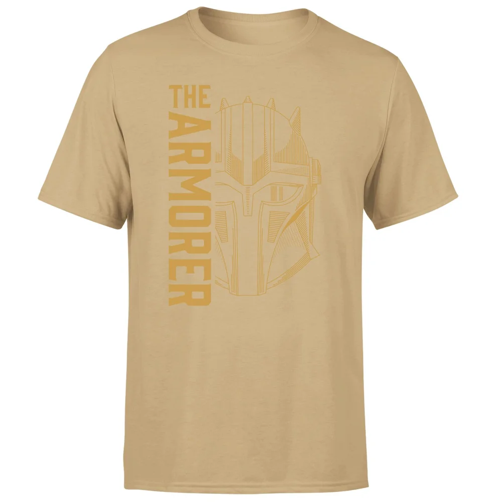 Star Wars The Mandalorian The Armorer Men's T-Shirt - Tan - S Image 1