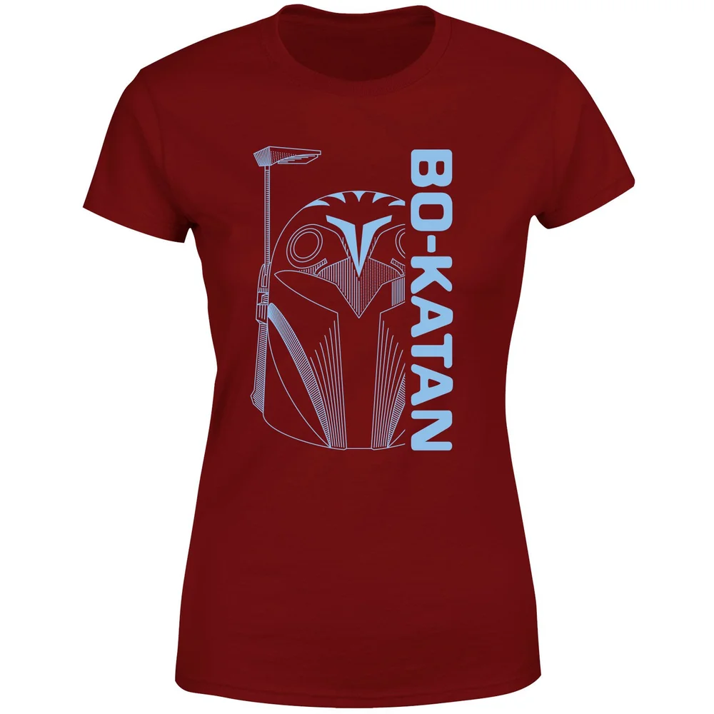 Star Wars The Mandalorian Bo-Katan Women's T-Shirt - Burgundy - XS Image 1