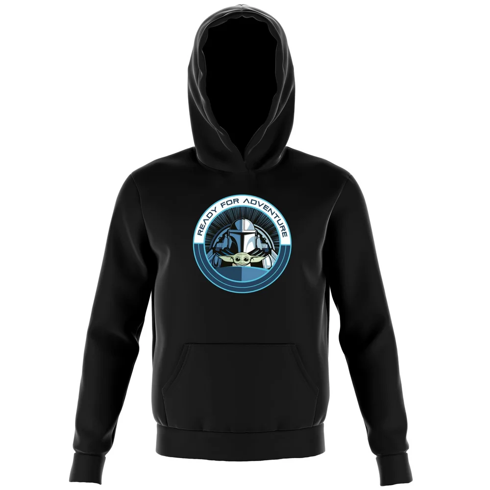 Star Wars The Mandalorian Ready For Adventure Kids' Hoodie - Green - 3-4 Years Image 1