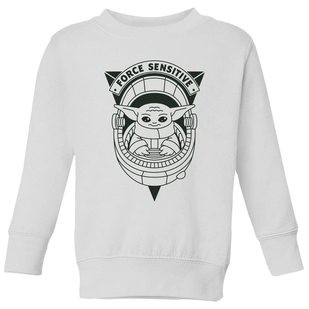 Star Wars The Mandalorian Force Sensitive Kids' Sweatshirt - White - 3-4 Years Image 1