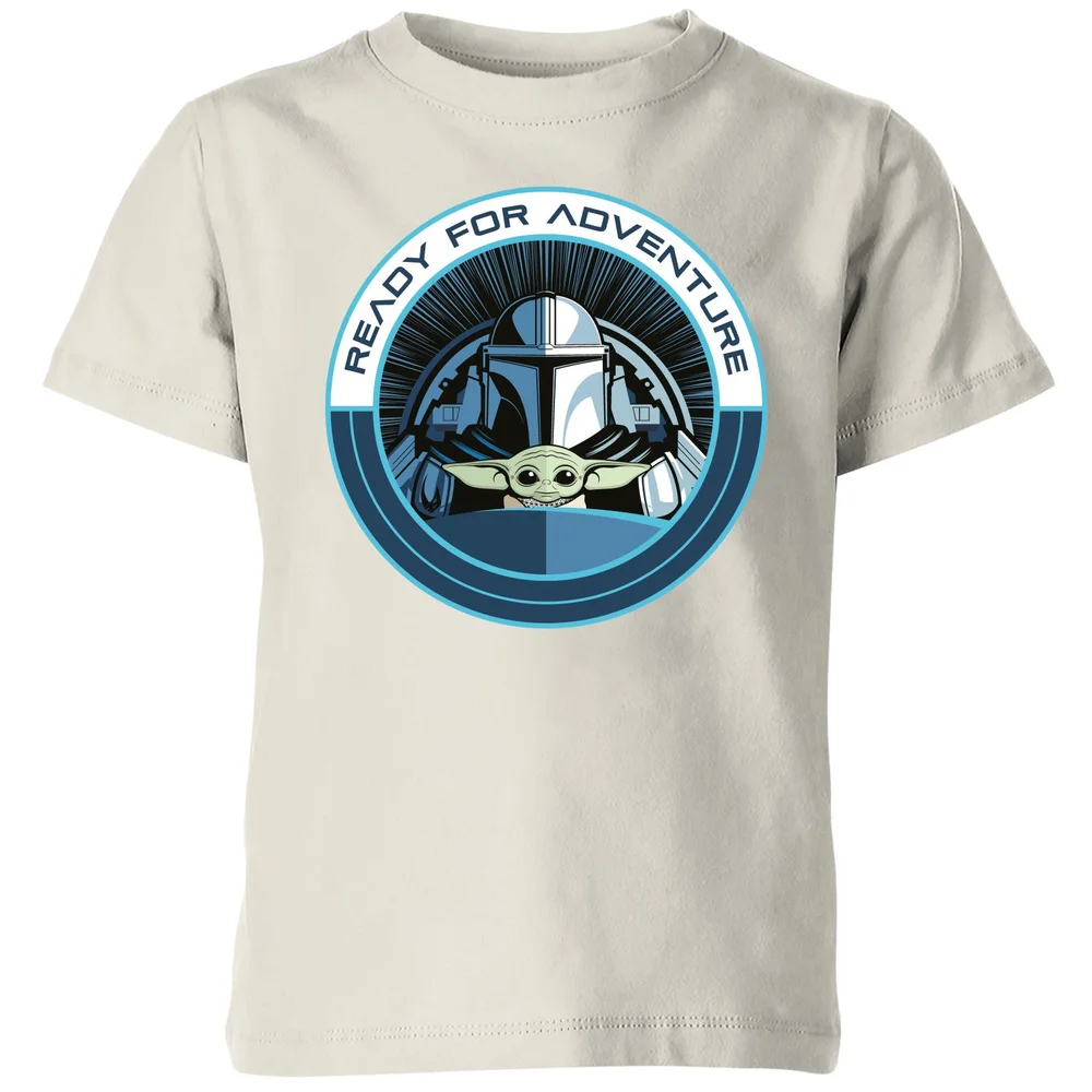 Star Wars The Mandalorian Ready For Adventure Kids' T-Shirt - Cream - 3-4 Years Image 1