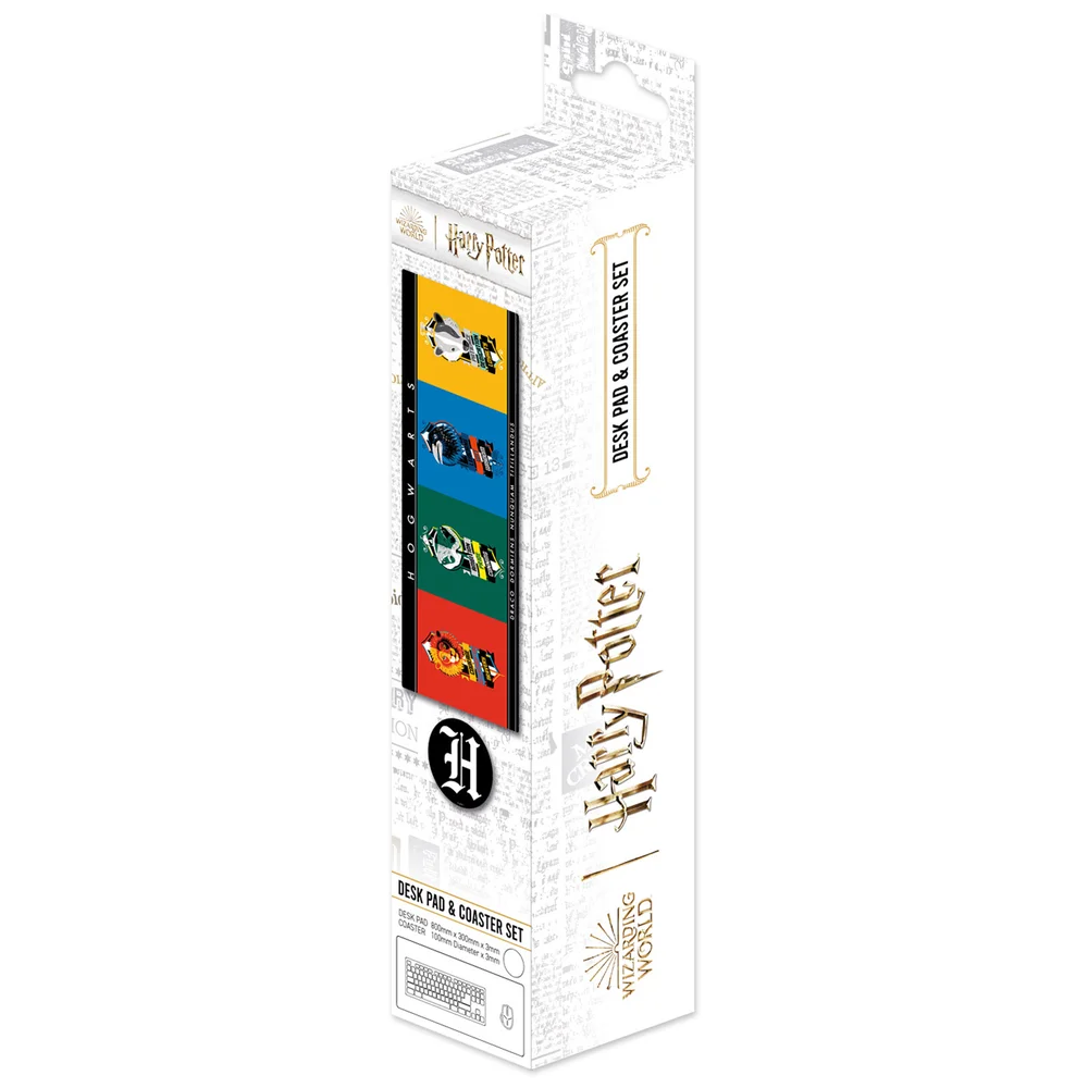 Fanattik Harry Potter Large Desk Pad And Coaster Set Image 1