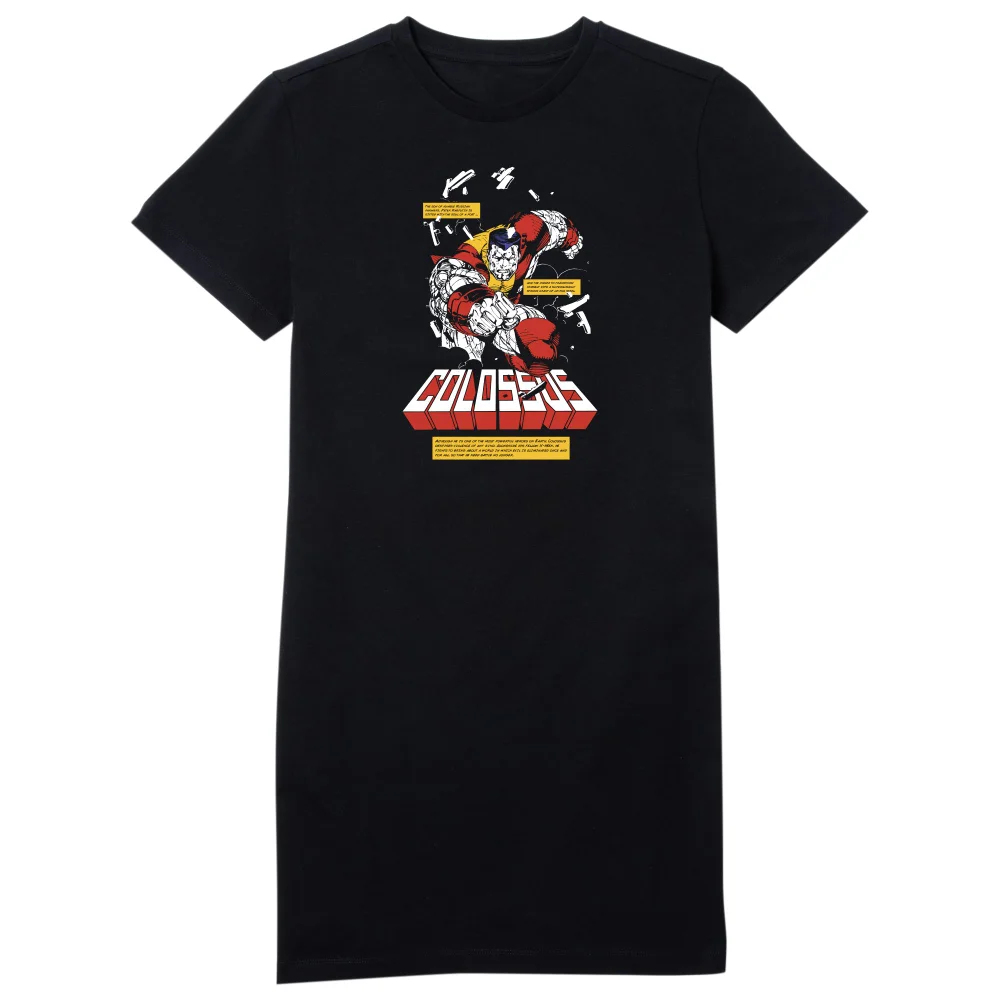 X-Men Colossus Bio Women's T-Shirt Dress - Black - L Image 1
