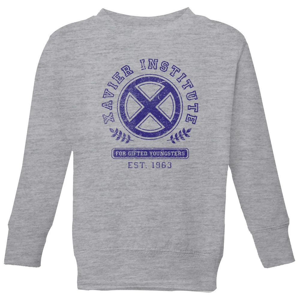 X-Men Xavier Institute For Gifted Youngsters Kids' Sweatshirt - Grey - 3-4 Years Image 1