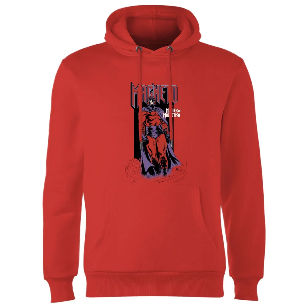 X-Men Magneto Master Of Magnetism Hoodie - Red - S - Red Image 1