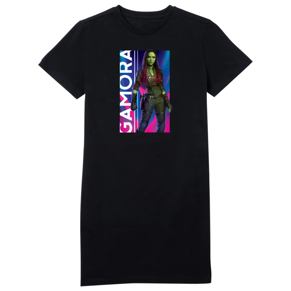 Guardians of the Galaxy Gamora Women's T-Shirt Dress - Black - L Image 1