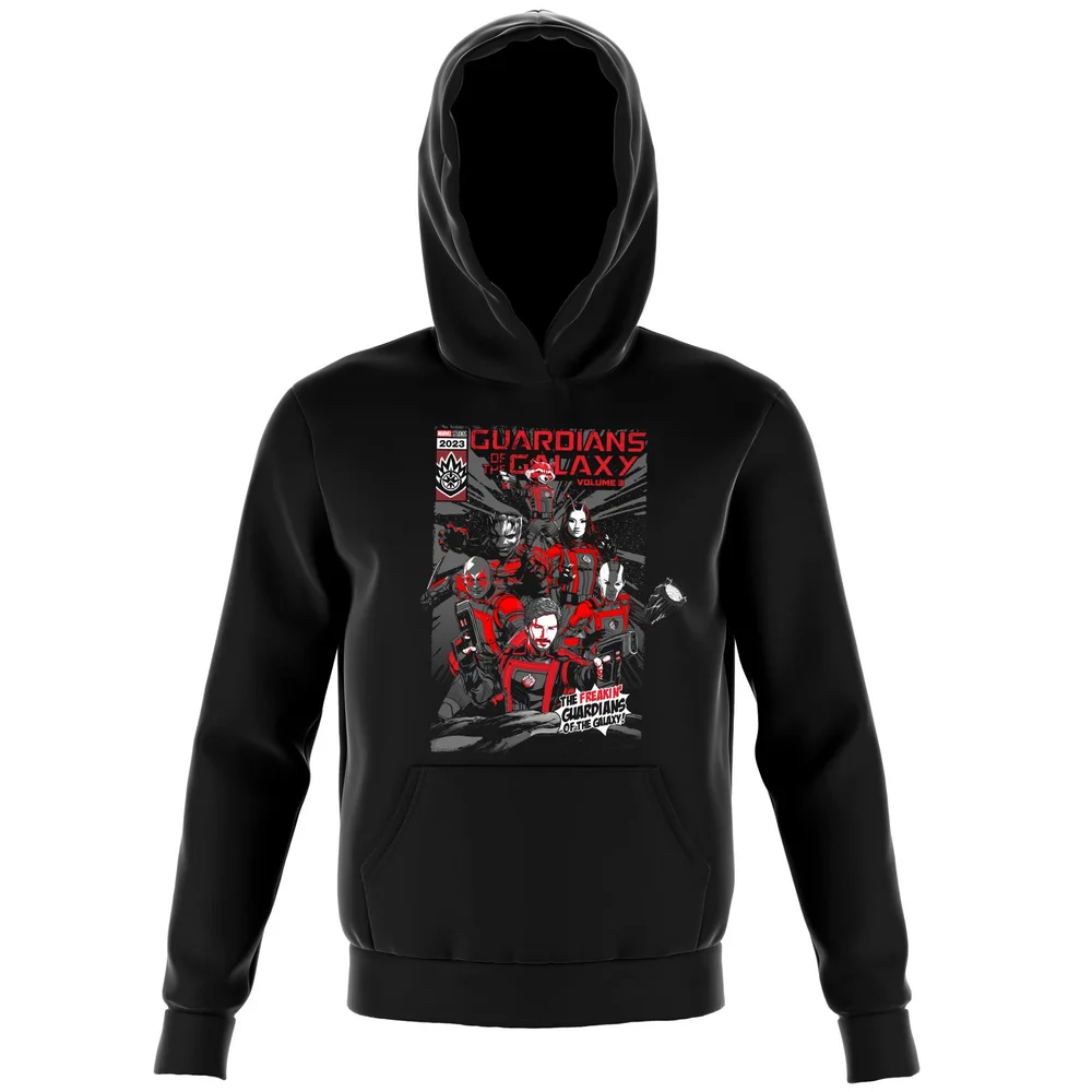 Guardians of the Galaxy The Freakin' Comic Book Cover Kids' Hoodie - Black - 3-4 Years Image 1