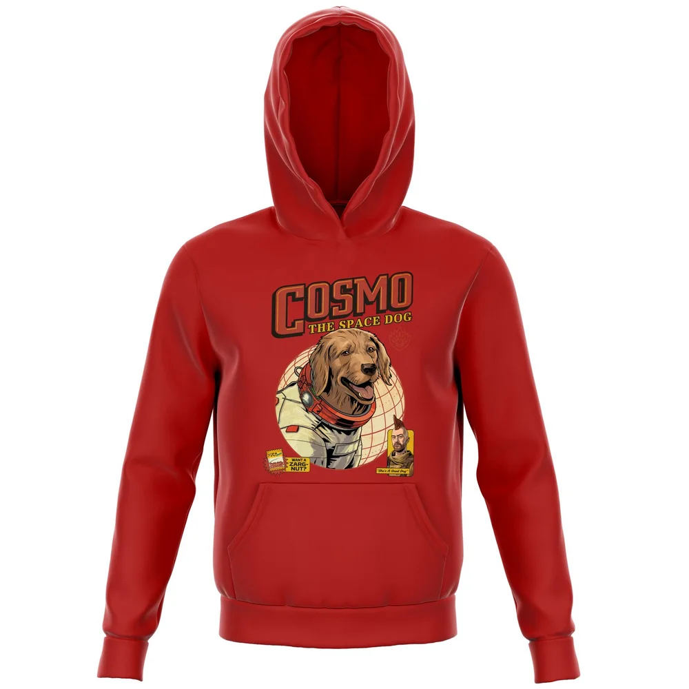 Guardians of the Galaxy Cosmo The Space Dog Kids' Hoodie - Red - 3-4 Years Image 1