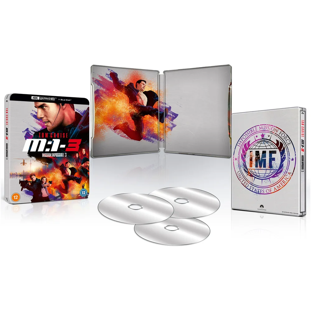 Mission Impossible 3 4K Ultra HD Steelbook (includes Blu-ray) Image 1