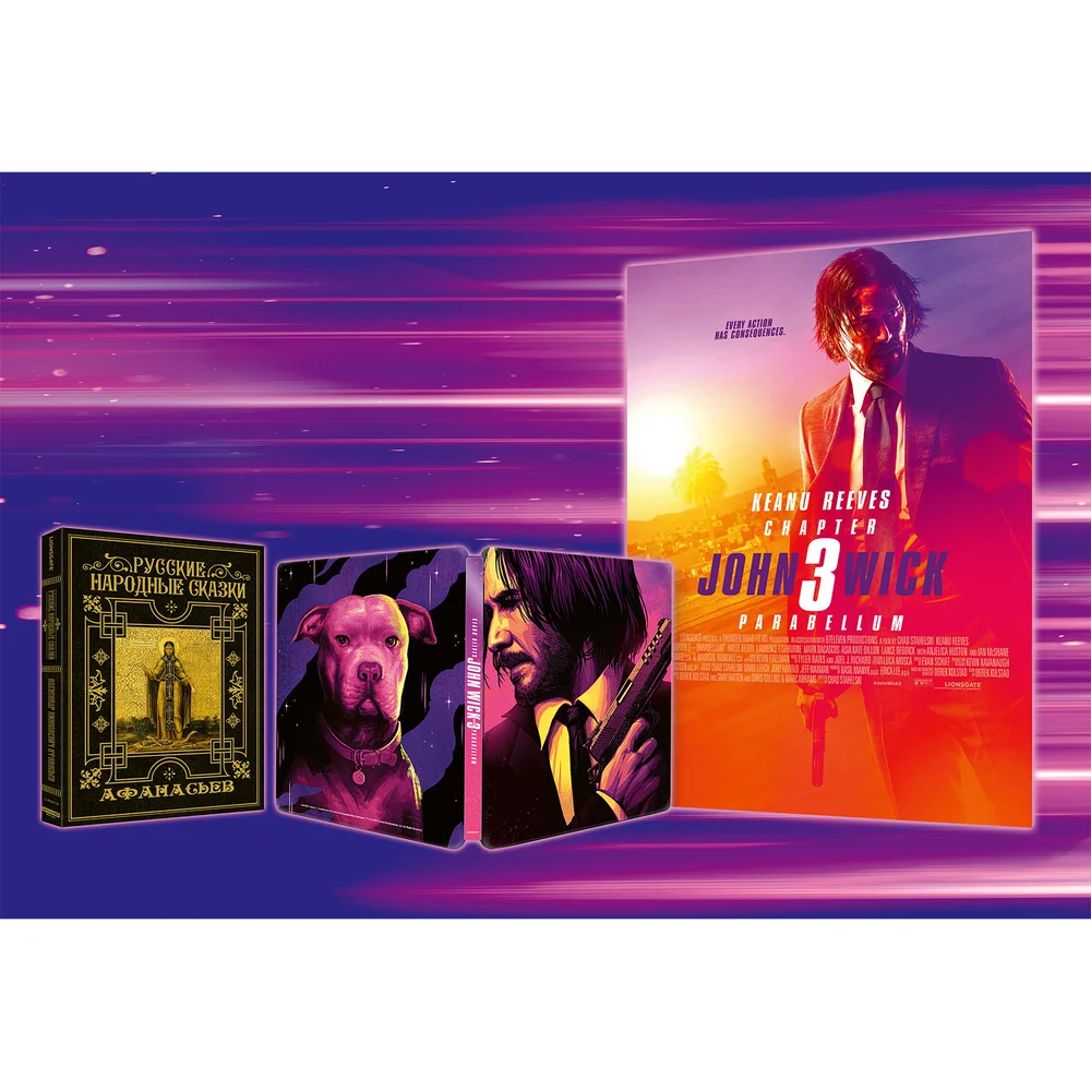John Wick 3 Parabellum Limited Edition 4K Ultra HD Steelbook (includes Blu-ray) Image 1