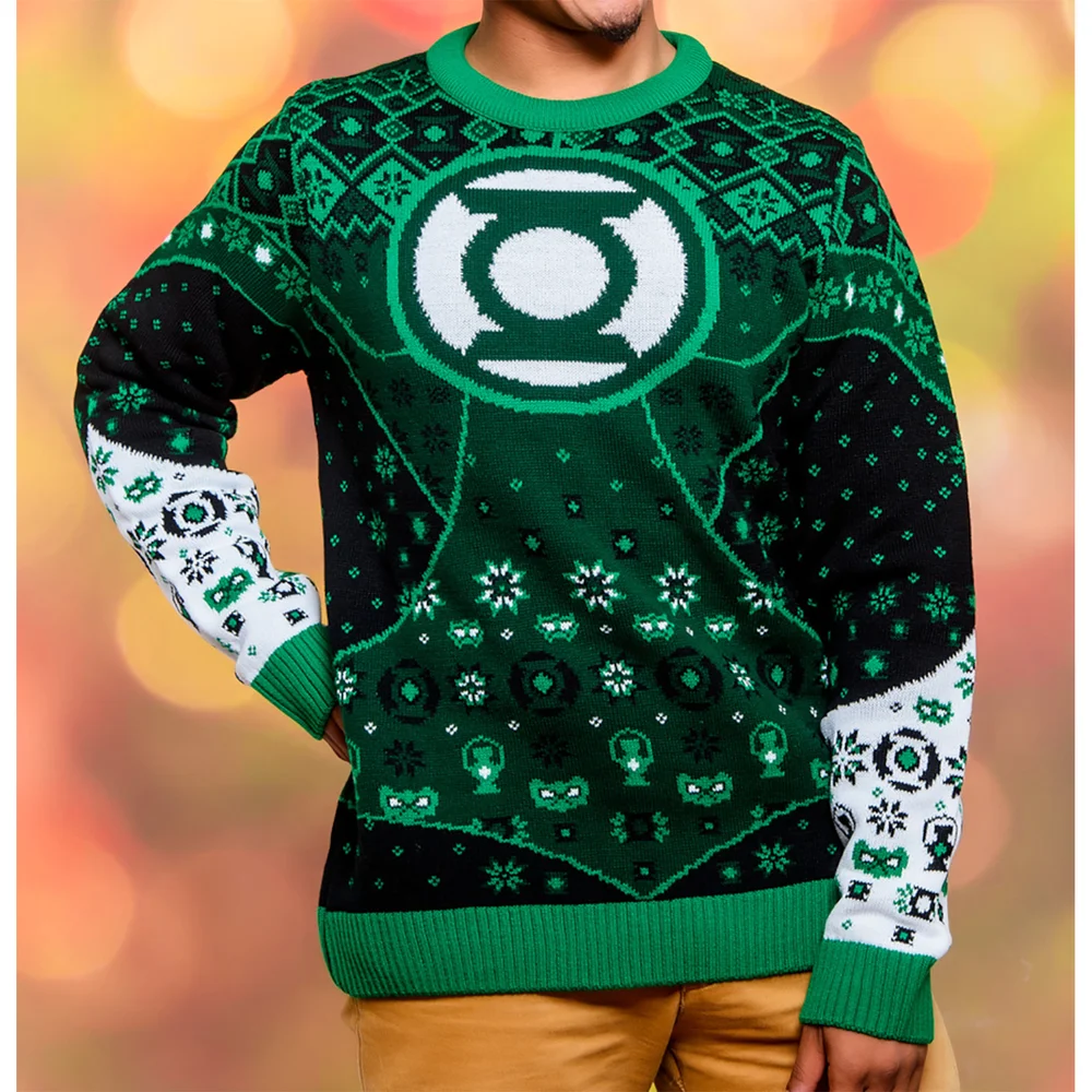 Green Lantern Christmas Jumper - XS Image 1