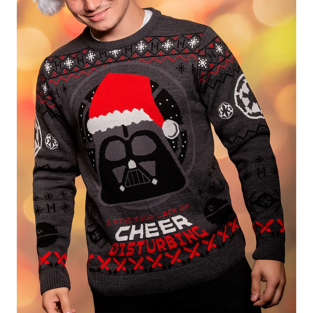 Star Wars Darth Vader Christmas Jumper - S Image 1
