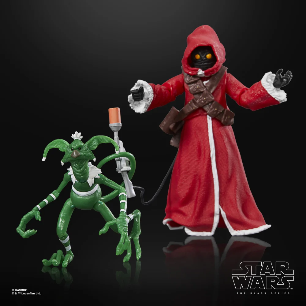 Hasbro Star Wars Black Series Holiday Jawa And Salacious Image 1