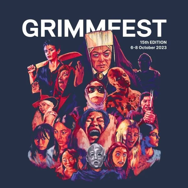 GRIMMFEST STAFF 2023 Women's T-Shirt - Navy