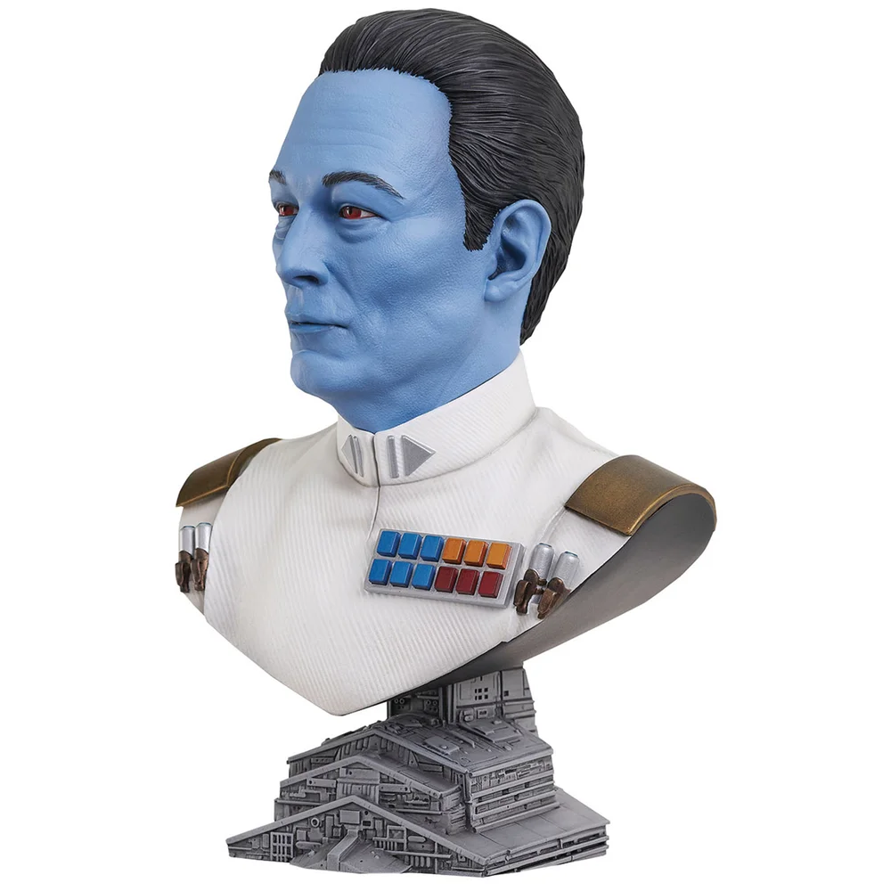 Gentle Giant - Star Wars L3D Ahsoka Disney Plus Thrawn 1/2 Scale Bust Image 1