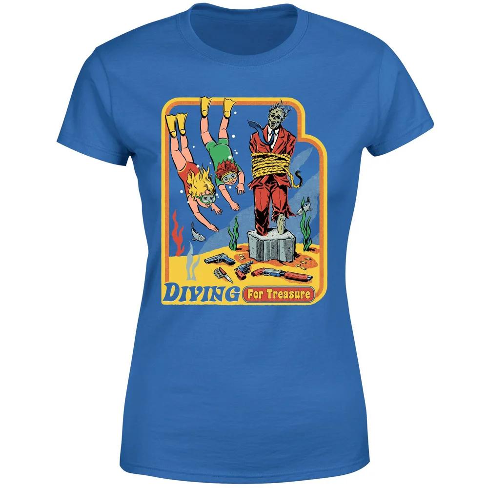 Diving For Treasure Women's T-Shirt - Blue - S - Blue Image 1