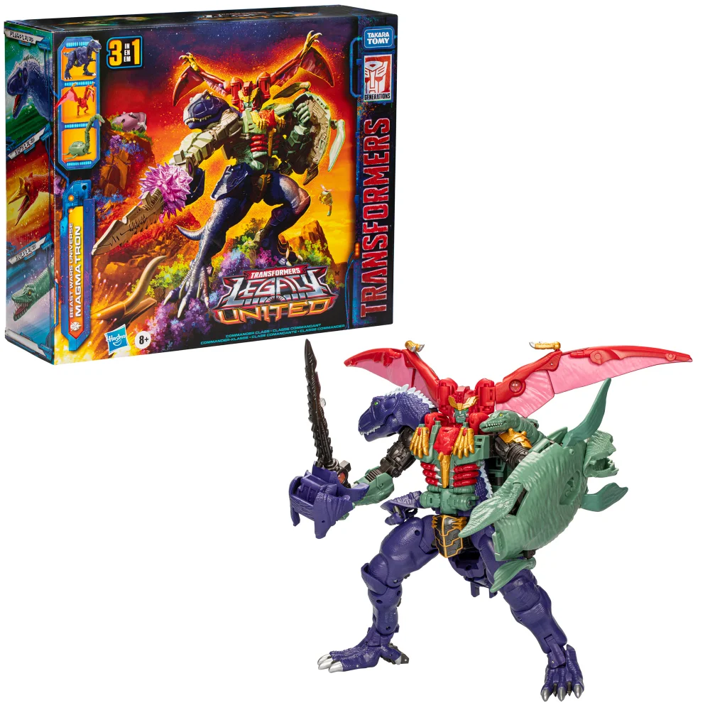 Hasbro Transformers Legacy United Commander Beast Wars Universe Magmatron 10” Action Figure, 8+ Image 1